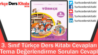 1. Tema Değerlendirme Soruları Cevapları (4. Sınıf Türkçe TUNA)