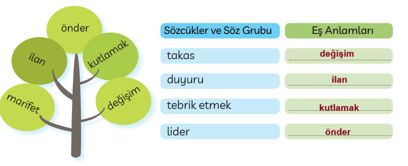 3. Sınıf Türkçe Ders Kitabı Cevapları Sayfa 31 MEB Yayınları (Beş Taş Ve İki Ceviz Bileti)