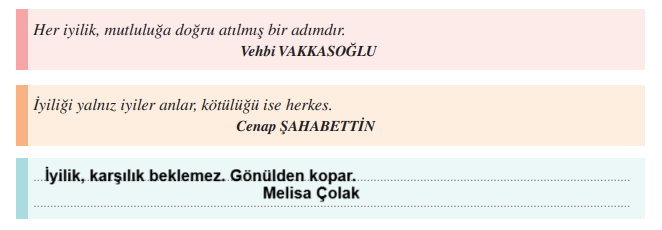 6. Sınıf Türkçe Ders Kitabı Cevapları Sayfa 25 Yıldırım Yayınları (Adsız Çeşme)