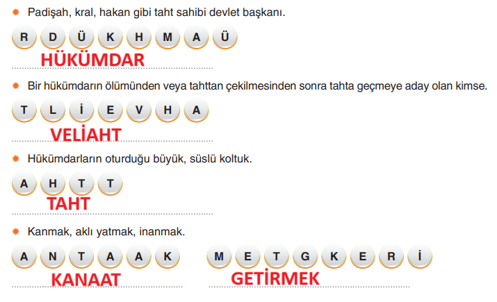 6. Sınıf Türkçe Ders Kitabı Cevapları Sayfa 28 Yıldırım Yayınları (Kaynatılmış Tohum)