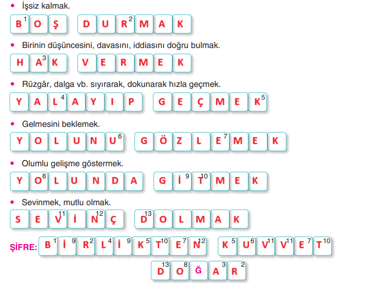 6. Sınıf Türkçe Ders Kitabı Sayfa 18 Cevapları YILDIRIM Yayınları