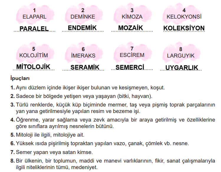 6. Sınıf Türkçe Ders Kitabı Sayfa 20 Cevapları MEB Yayınları