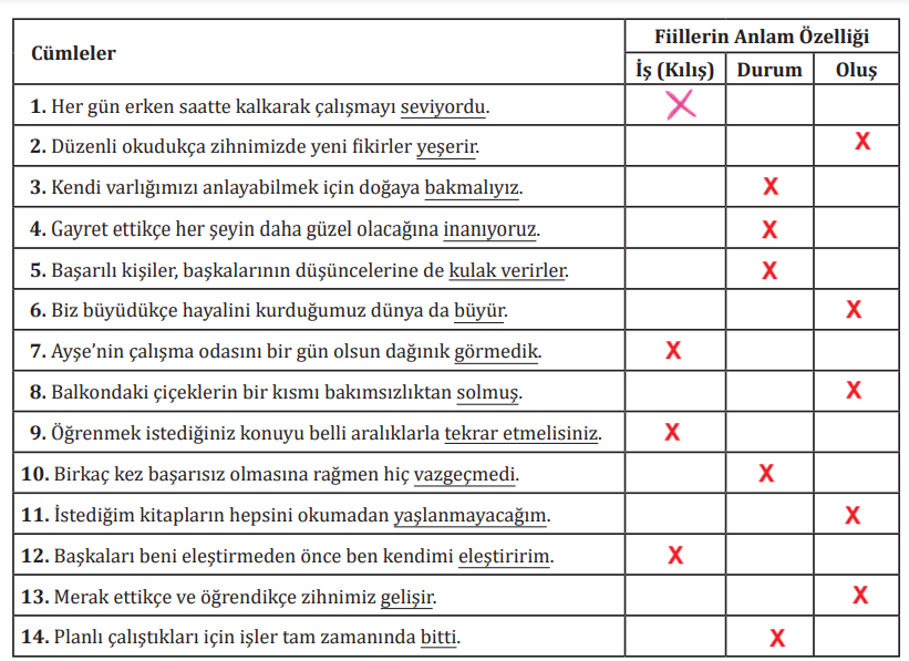 7. Sınıf Türkçe Ders Kitabı Sayfa 19 Cevapları MEB Yayınları