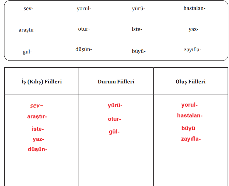 7. Sınıf Türkçe Ders Kitabı Sayfa 31 Cevapları MEB Yayınları