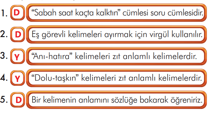 2. Sınıf Türkçe Ders Kitabı Sayfa 130 Cevapları İlke Yayıncılık1