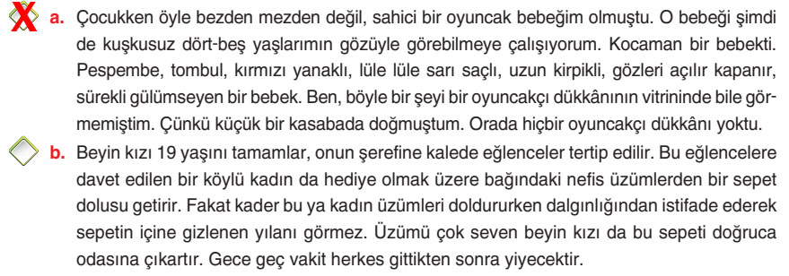 6. Sınıf Türkçe Ders Kitabı Sayfa 73 Cevapları Yıldırım Yayınları 