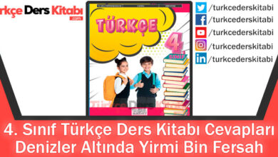 Denizler Altında Yirmi Bin Fersah Metni Cevapları (4. Sınıf Türkçe TUNA)