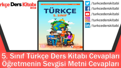 Öğretmenin Sevgisi Metni Cevapları (5. Sınıf Türkçe MEB)